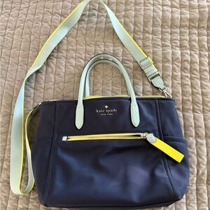 Kate Spade Blue Crossbody Tote
